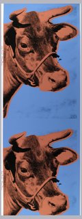 Cow, designed by Andy Warhol (American, 1928-1987) and printed by Bob Miller’s Wallpaper Studio (New York, USA).