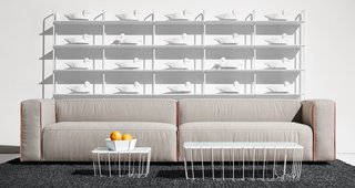 Democratizing Design With a Dose of Humor - Photo 7 of 9 - With Cleon's modular pieces, users can piece together their ideal seating solution. The sofa has down-filled cushions, contrast stitching, and pleating details to create a plush effect.