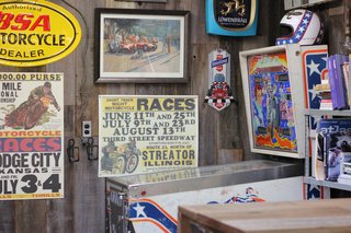 Artists Need Apply: This Midcentury Home Comes With an All-Purpose Workshop for $949K - Photo 8 of 11 - Vintage memorabilia and collector's items decorated Dean's workshop.
