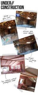 A Sneak Peek Into an Interior Designer's "No Ordinary Kitchen" Renovation - Photo 5 of 8 - Living in a house without a kitchen required some patience on Lewis’s part, but she relished the process and kept her readership updated with progress photos. The collage above reveals where the Signature Kitchen Suite appliances go. "I’m especially excited for the 30" range—with its ProHeat™ Convection, I’ll get balanced and even cooking when I’m whipping up a gourmet meal," Lewis writes.