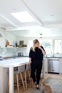 The Big Reveal: An Interior Designer Unveils Her “No Ordinary Kitchen” Makeover - Photo 9 of 9 - "Our kitchen is the center of our home—I love being able to talk about the day’s events while my husband cooks and Gwynnie does her homework. It’s the perfect place to unwind and relax," says Lewis.