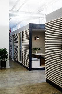All the workstations in the office are by HAY. "The system worked very well with what we needed," describes Murphy.