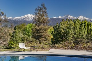 To the north is a view of Mt. Baldy and the San Gabriel Mountains, which become snow-capped peaks in the winter.