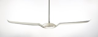 Taking Flight: A Dose of Brazilian Design Lifts the Ceiling Fan to New Heights - Photo 4 of 7 - Several years of research and refinement went into perfecting the IC/Air series. "I have always been in search of lightness, fluidity, and compactness," says Indio da Costa. "Two-blade propellers have always attracted my attention for being sleeker, and after a series of tests we realized it provided very good airflow performance and excellent efficiency."
