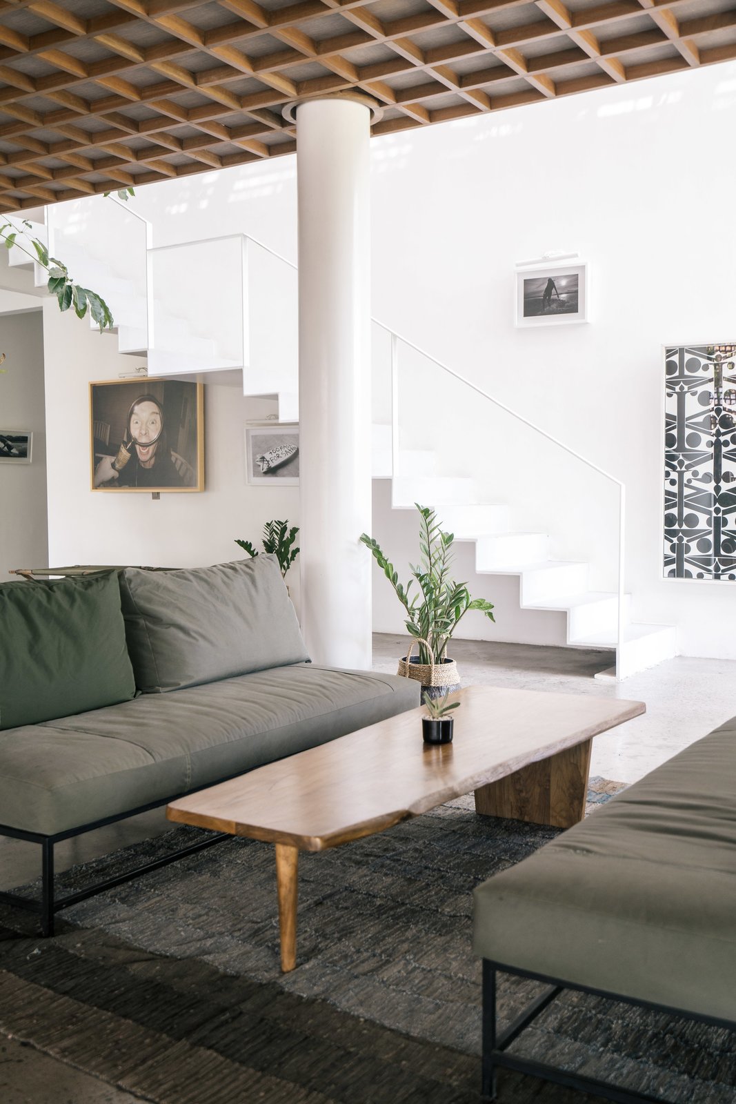 Room 13 holds a gallery that showcases their own pieces alongside changing solo exhibitions (photographer Woody Gooch is on display until June 30), while Room 14 serves as the flagship store for NON-TYPE, a new lifestyle brand by George and his Ksubi collaborator Gareth Moody.