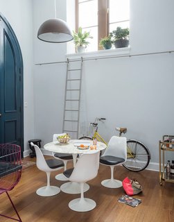 Traditional Churches Become Modern Homes - Photo 9 of 10 - Cobble Hill Chez Church is a conversion designed by LABLstudio. The multi-level apartment now features modern furnishings and clean lines but it still respects the church’s architectural elements.