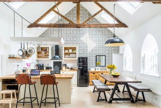 Traditional Churches Become Modern Homes - Photo 7 of 10 - Chapel on the Hill is a project that turned a Methodist Chapel near Middleton-In-Teasdale, England into a boutique property that anyone can rent out on Airbnb. Evolution Design kept its dramatic 19th century exterior while turning the inside into a luxurious cottage that can host seven people.
