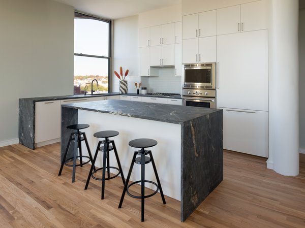 12th Street Loft - Kitchen:
#NewYork #interiordesign #architecture #architects #light #apartment #contemporary #modern #nyc #usa #design #nice #inspiration #designer #interiordesigner #furniture #interior #home #house #kitchen #barstool Photo 2 of 12th Street Loft modern home