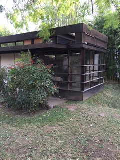 The relatively low ceilings and walkways make for a house that is decidedly "human-scale" and cozy, despite traditionally "cold" materials like concrete. 