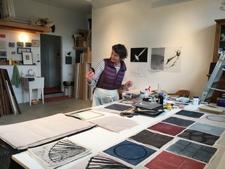 Growing Up Weese - Photo 6 of 15 - Marcia Weese in her studio in Carbondale, Colorado