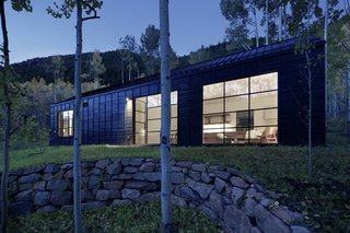 Much of the details edited away, Cottage Black is a strikingly simple, strong piece of architecture.