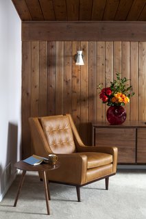 Styling a Rescued Mid-Century Gem - Photo 5 of 6 - Making ourselves at home with our mid-century lounge chair. 