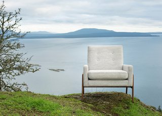 Brushing Up On Vancouver's Art Scene - Photo 3 of 3 - The textures and colors found in nature often help to inform both our collections and our approach to our lookbooks. Here, the beauty of the Southern Gulf Islands off the coast of Vancouver provide a dramatic backdrop. 