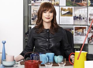 Amanda Dameron in the Dwell New York headquarters