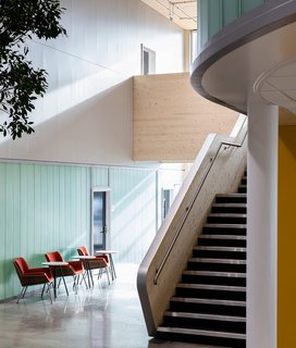 Interior view of PortalMill’s entrance.