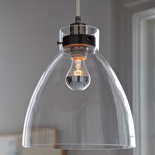 West Elm Industrial Glass Pendant ($99)