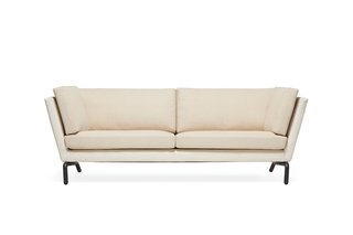This Furniture Designer's Home Has All the Multipurpose Furniture You Need Now - Photo 5 of 21 - Stephen Kenn Bowline Cream Sofa ($3500)