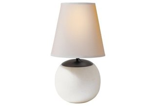 Inside Jenni Kayne's Stunning Living Room Makeover - Photo 11 of 20 - Visual Comfort & Co. "Terri Round Accent Lamp" ($369)