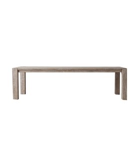 This New York Apartment Is What Dreams Are Made Of - Photo 9 of 28 - Restoration Hardware "Reclaimed Russian Oak Parsons Dining Table" ($2595)