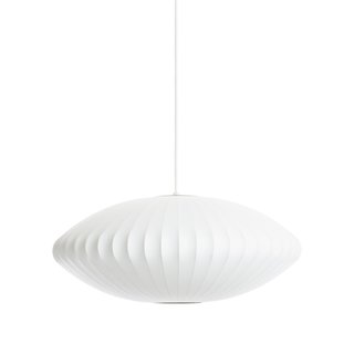 Inside a Hip Austin Apartment With Moody Vibes - Photo 2 of 8 - Design Within Reach Nelson Saucer Pendant Lamp ($455)
