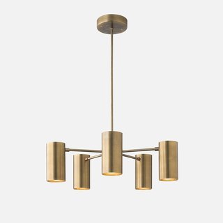 Inside Fitness Mogul Lorna Jane's Elegant L.A. Retreat - Photo 22 of 29 - School House Electric Plaza Chandelier ($649)