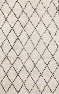 Rugsville Moroccan Beni Ourain Ivory 10996 Wool Rug ($845)