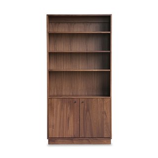 9 Home Libraries We All Want to Curl Up in This Weekend - Photo 14 of 18 - Hedge House Furniture Handcrafted Walnut Bookshelf ($1949)