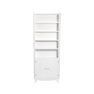 9 Home Libraries We All Want to Curl Up in This Weekend - Photo 6 of 18 - Consort Narrow White Wooden Bookshelf ($3500)