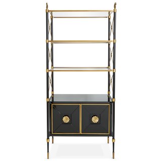 9 Home Libraries We All Want to Curl Up in This Weekend - Photo 4 of 18 - Jonathan Adler Rider Étagère ($2995)