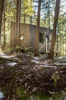 The Harvard Innovation Lab created micro-dwellings to offer a wooded escape to local residents.
