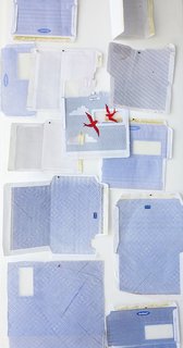 7 People to Follow on Dwell Right Now - Photo 3 of 7 - When her textile business Skinny laMinx started to take off, Cape Town designer Heather Moore fretted she’d have less time to create. Making Friday, a weekly ritual where she devotes studio hours to open-ended expression with odd materials like envelops, became her outlet. Moore chronicles these experiments on her profile.
