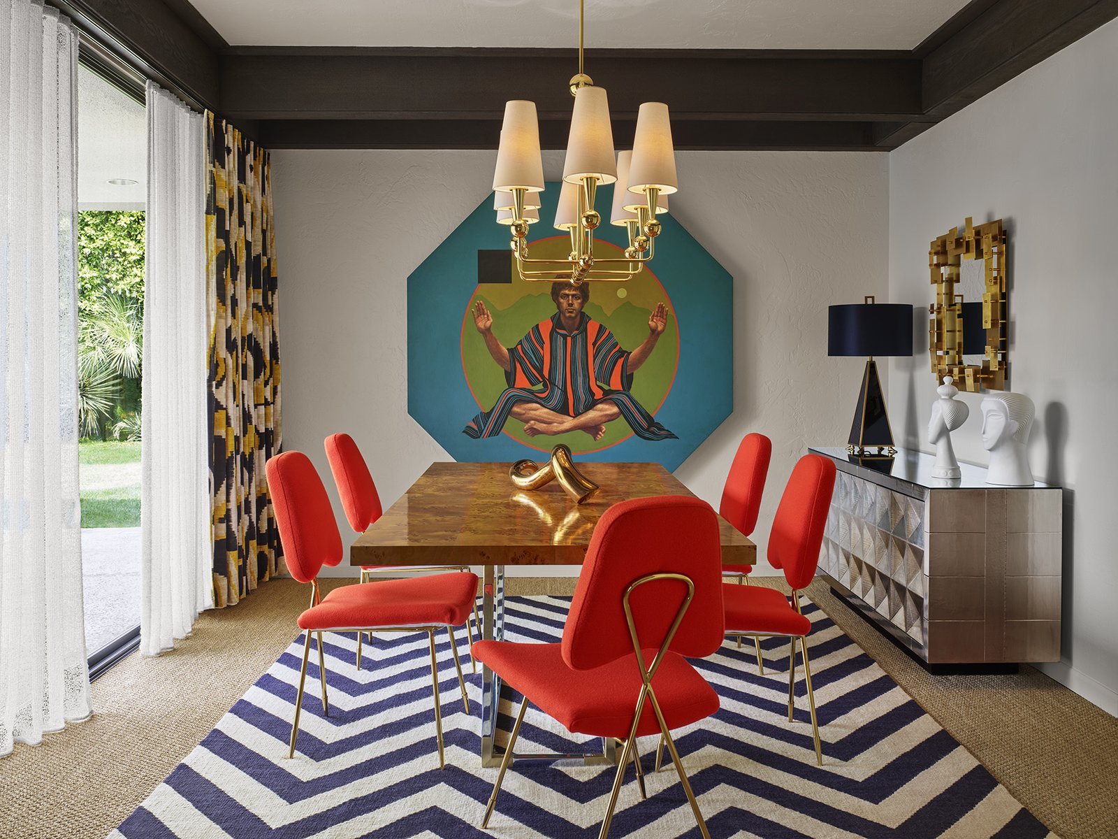 "The vibe is cheeky hedonistic luxury," designer Jonathan Adler said to describe the Parker Palm Springs.