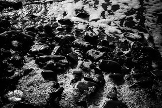 Finding Lagom - Photo 2 of 2 - Foamy surf on the rocks. Near Cannon Beach, OR.