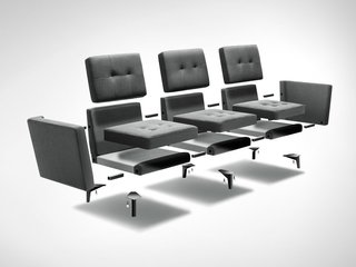 A view of the Burrow sofa disassembled.