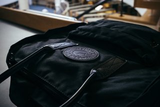 The Mighty Fjällräven Kånken - Photo 1 of 3 - The Kånken lays flat and creates easy access on any table or desk.