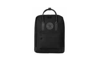 2016 Minimalist Holiday Gift Guide - Photo 2 of 9 - A leather-trimmed black on black Kånken backpack, compact for everyday carry.