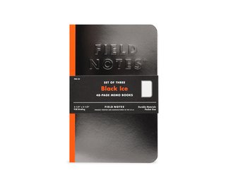 2016 Minimalist Holiday Gift Guide - Photo 6 of 9 - A shiny, embossed, PUR-bound set of 3 Field Notes books.