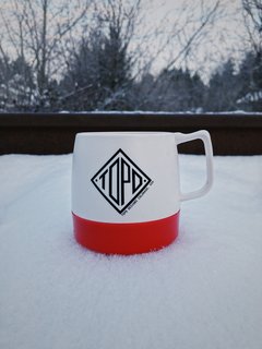 VSCO RAW/X and Topo Designs - Photo 4 of 9 - The Topo mug seemed right at home in the frosty cold surroundings.