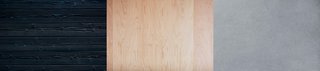 Burnt cedar, Japanese cypress plywood, and mortar create a trio of contrasting yet simple surface textures that breath a relaxed vibe into the Muji Hut.