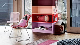 Denmark's Montana Takes a Modern Approach to Household Storage - Photo 3 of 5 - Large colorful stacking modules make a great addition to liven up a children's play room.