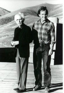 Henry Whiting Lecture
Living Mid-Century Modernism: Growing Up in Midland and Beyond - Photo 1 of 3 - Circa 1982 Alden B. Dow with his Grand nephew Henry Whiting II