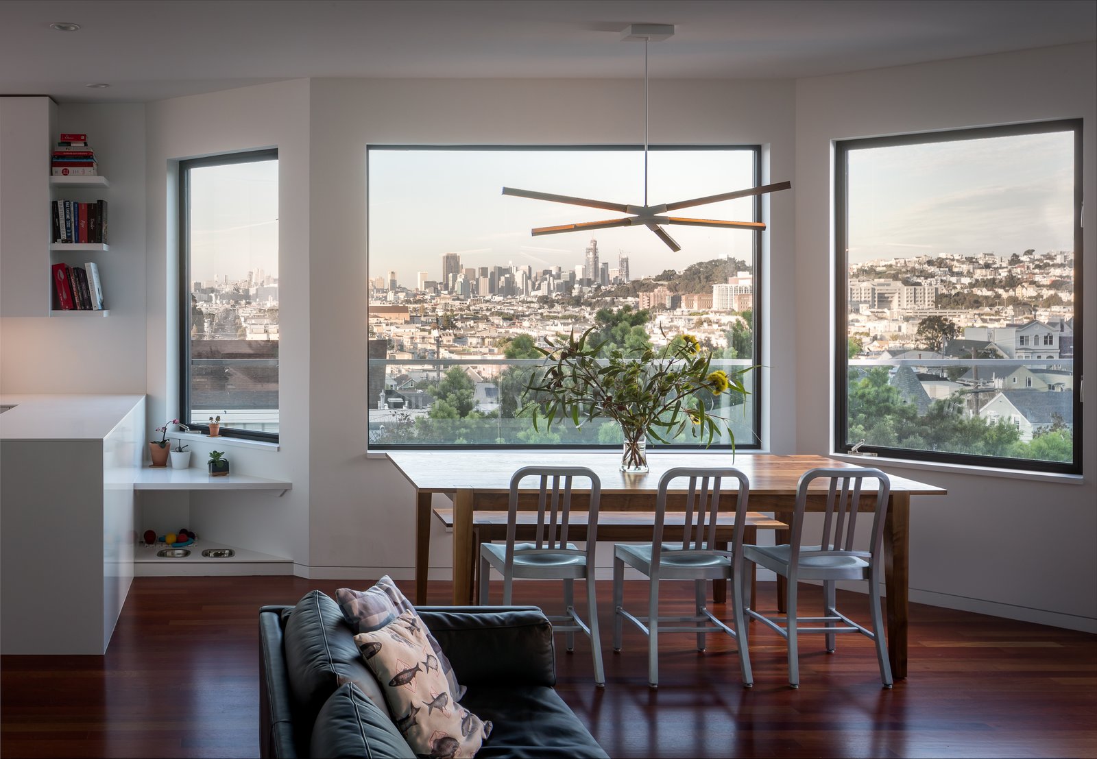 Dining room with a view