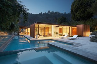 Originally designed by architect Ray Kappe, the current owners renovated and enlarged the property in 2007, enhancing the modernist architecture that exemplifies the Southern California lifestyle.