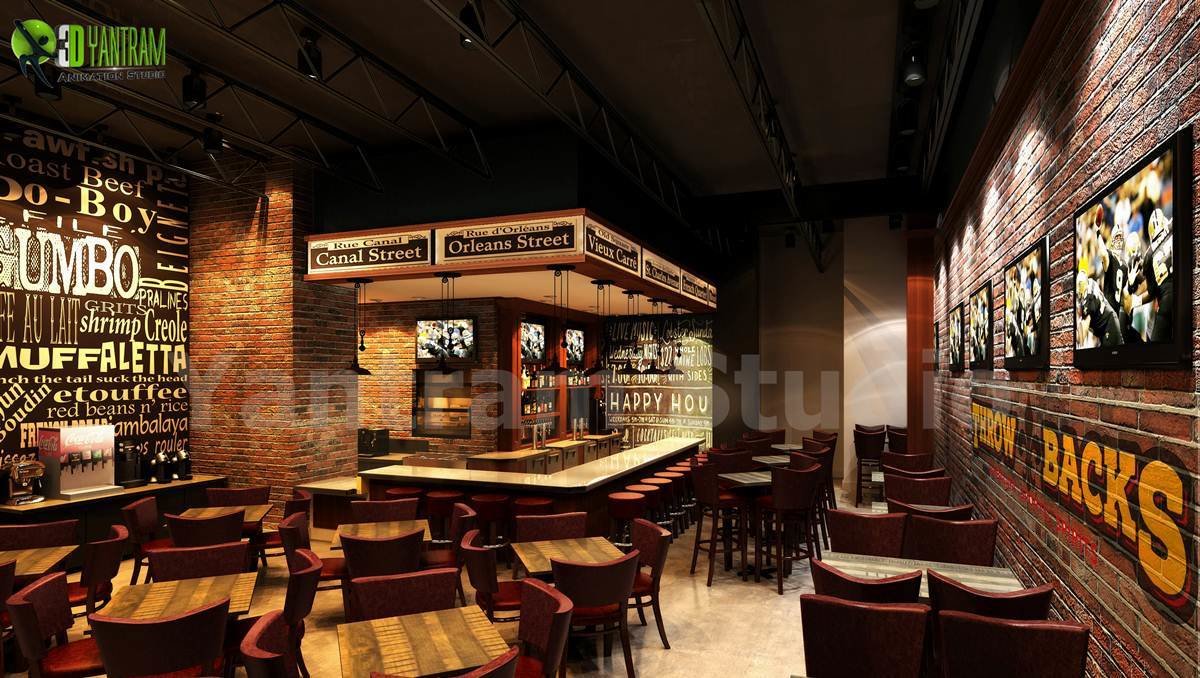 gorgeous 3d restaurant / bar design view - columbus, georgia gorgeous 3d restaurant / bar design view - columbus, georgia