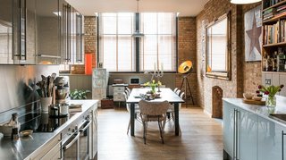 Soak Up the Creative Vibes of London’s East End at One of These Rental Homes or Hotels - Photo 4 of 9 - With exposed brick walls, an old metal desk, and a rooftop herb garden, Ny-Lon provides an industrial but comfortable place to hide out in a Shoreditch warehouse. 