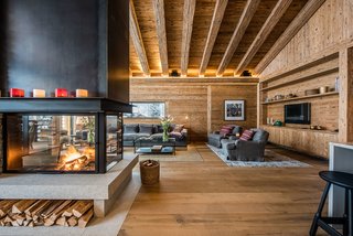 7 Alpine Holiday Chalets in Switzerland - Photo 4 of 7 - This luxurious five-bedroom villa in Zermatt is sited in the heart of the village and close to shops, the town’s main railway station, and the Sunnegga funicular, which will whisk you up to the ski slopes within minutes.