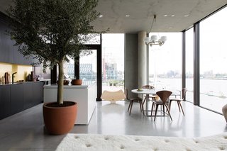 6 Best Dwell UK Apartments - Photo 5 of 7 - The team from UK design and travel magazine Cereal collaborated with Greenwich Peninsula to transform a unit in Waterman Gardens Penthouses into a sophisticated exploration of color, space, and form.
