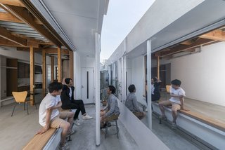 8 Structures and Spaces That Use Mirrored or Reflective Surfaces in Interesting Ways - Photo 7 of 8 - Japanese architect Kosaku Matsumoto revamped the ground floor of a narrow Tokyo residence, replacing a window that frames a dull view of the opposite house with a 6.6-by-8.2-foot mirror that enlarges the space with a reflection of the interiors. "The idea was to abandon the use of this window that had no view, and instead reflect views of the interior space," says Matsumoto.