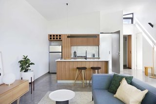 11 Amazing Australian Homes - Photo 9 of 11 - Referred to locally as "six-packs," these 1960s-style, suburban walk-up apartments in Richmond, Melbourne, were reinterpreted by MUSK Architecture Studio, who transformed them into versatile and space-efficient, one- and two-bedroom units. 