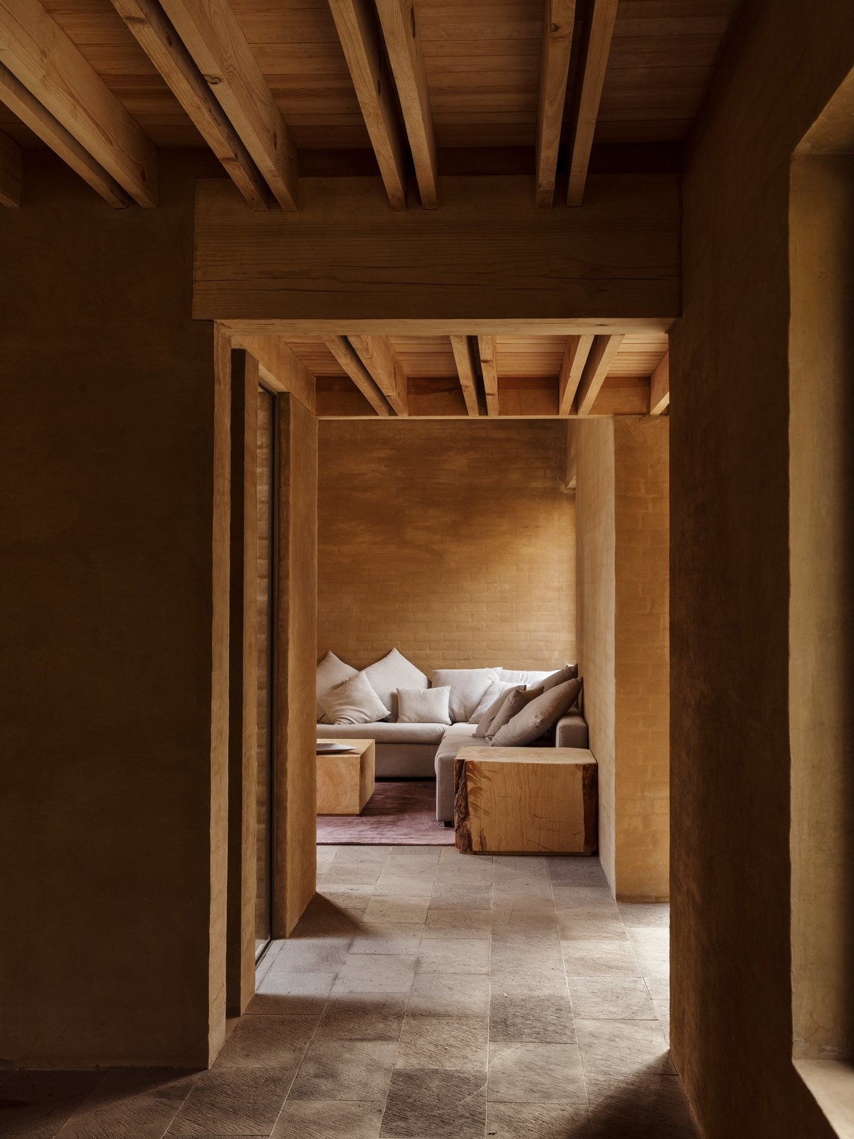 A corner lounge area.